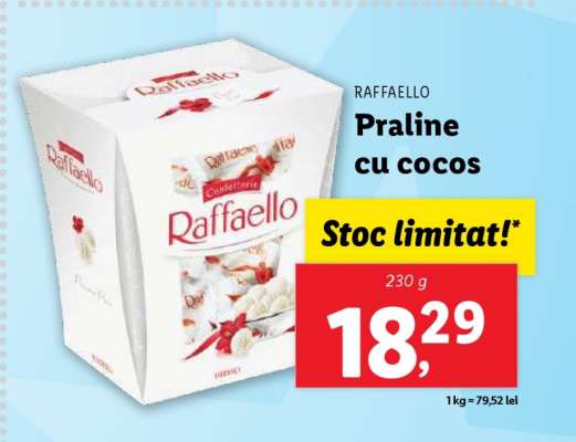 Raffaello Praline cu cocos