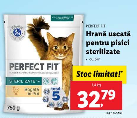 Perfect Fit Hrană uscată pentru pisici sterilizate