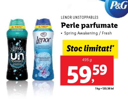 Lenor Unstoppables Perle parfumate
