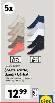 Șosete scurte, damă / bărbați