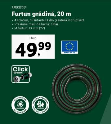 Furtun grădină, 20 m