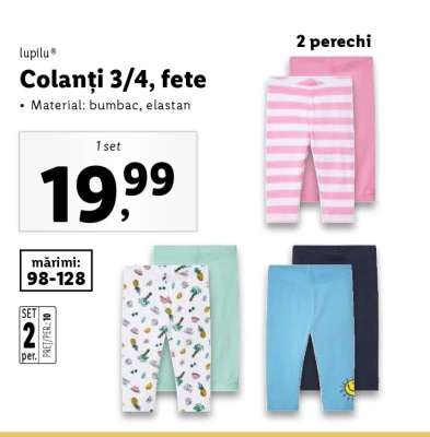 Colanți 3/4, fete