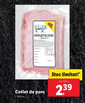 Cotlet de porc