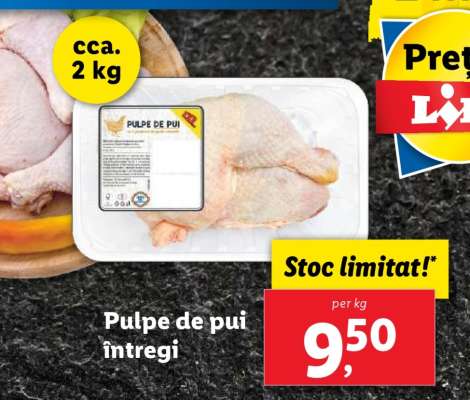 Pulpe de pui întregi