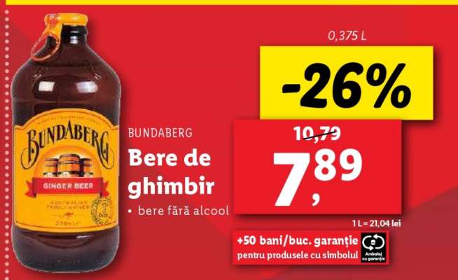 Bundaberg Bere de ghimbir