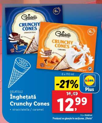 Înghețată Crunchy Cones