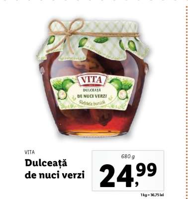 Dulceață de nuci verzi