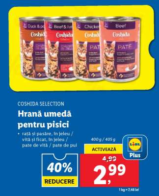 Coshida Selection Hrană umedă pentru pisici