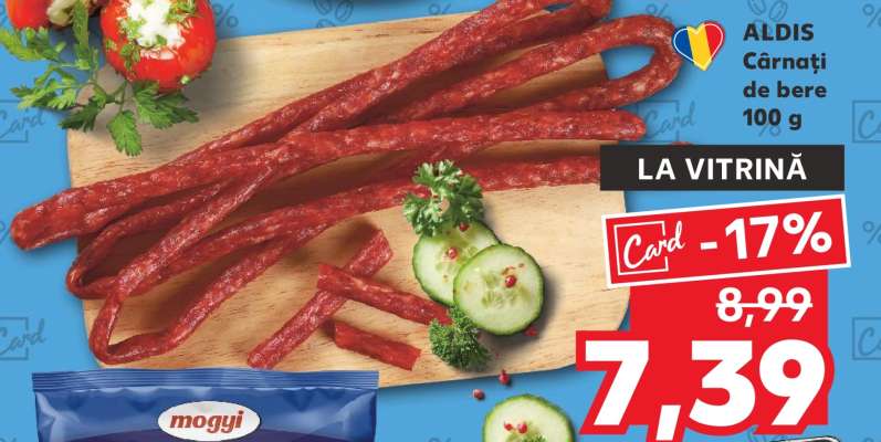 ALDIS Cârnați de bere 100 g