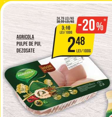 Agricola Pulpe de Pui, Dezosate