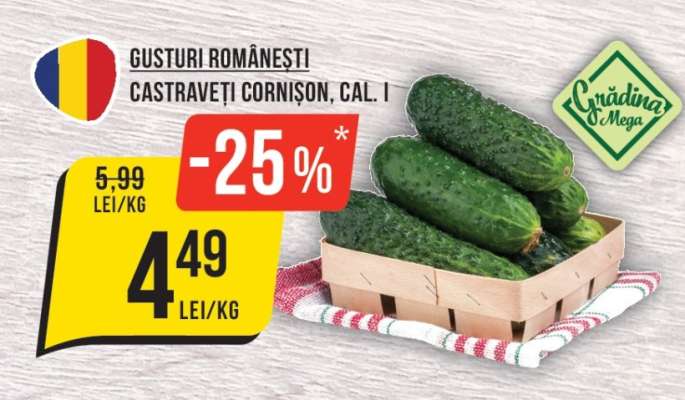 Castraveți Cornișon, Cal. I