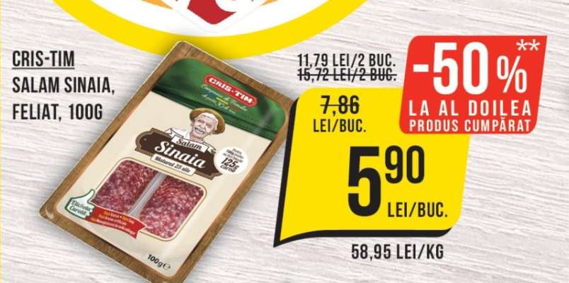 CRIS-TIM Salam Sinaia, feliat, 100g