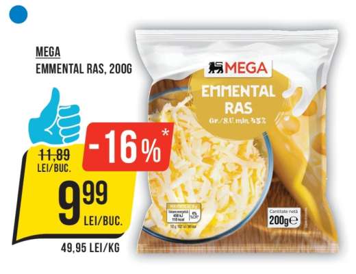 MEGA EMMENTAL RAS, 200G