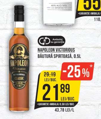 Napoleon Victorious Băutură Spirtoasă, 0.5L