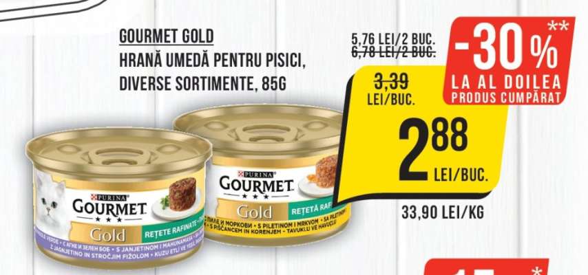 GOURMET GOLD HRANĂ UMEDĂ PENTRU PISICI