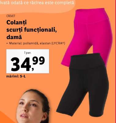 Colanți scurți funcționali, damă