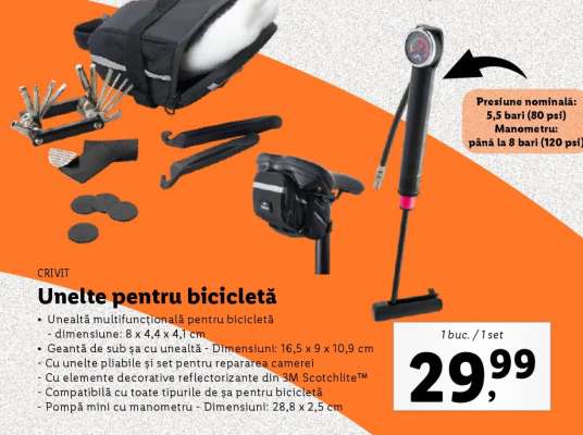 Unelte pentru bicicletă