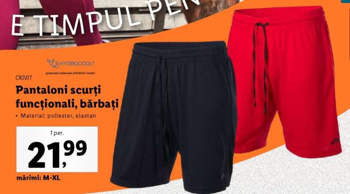 Pantaloni scurți funcționali, bărbați