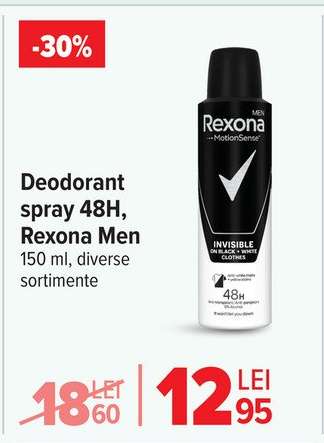 Deodorant spray 48H, Rexona Men