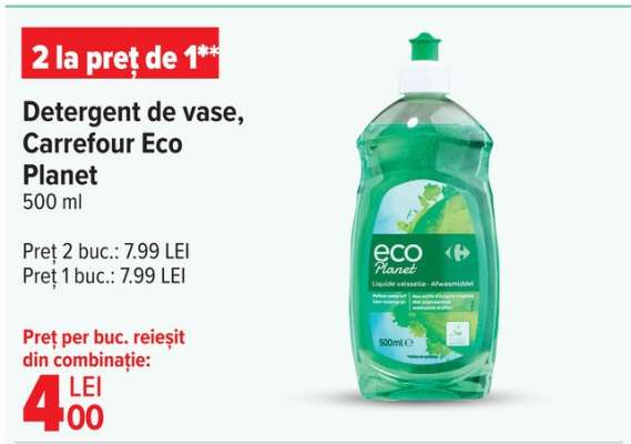 Detergent de vase Carrefour Eco Planet