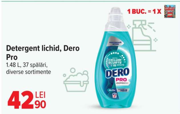 Detergent lichid, Dero Pro