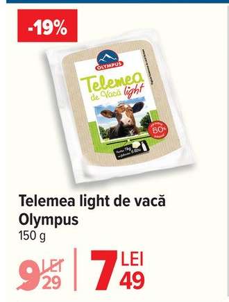 Telemea light de vacă Olympus