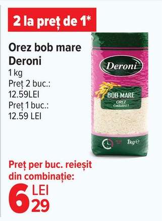 Orez bob mare Deroni