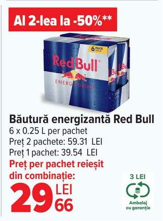Băutură energizantă Red Bull