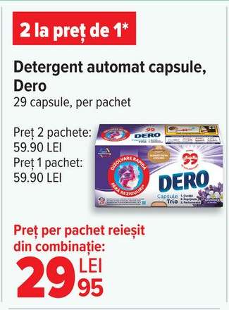 Detergent automat capsule Dero