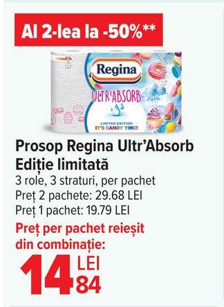 Prosop Regina Ultr’Absorb Ediție limitată