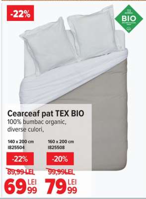 Cearceaf pat TEX BIO