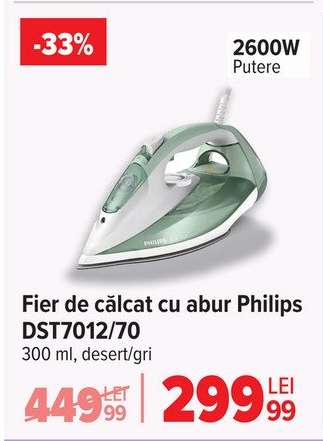 Fier de călcat cu abur Philips DST7012/70
