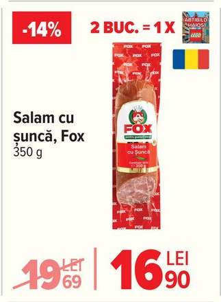 Salam cu șuncă Fox