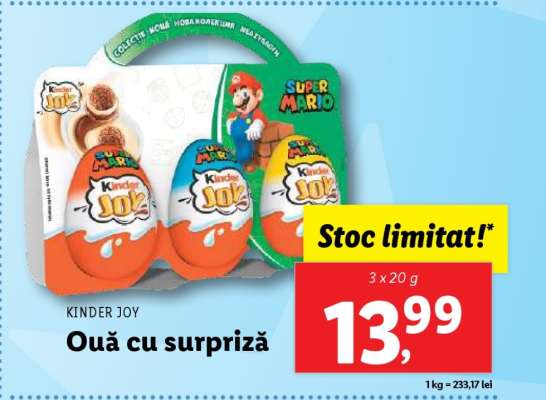 KINDER JOY Ouă cu surpriză