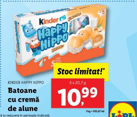 Kinder Happy Hippo