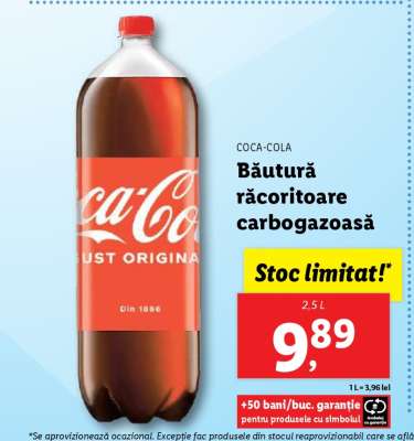 COCA-COLA Băutură răcoritoare carbogazoasă