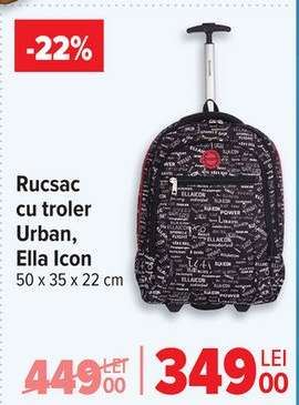 Rucsac cu troler Urban, Ella Icon