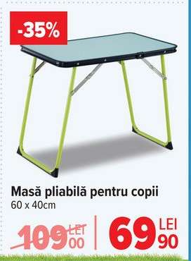 Masă pliabilă pentru copii