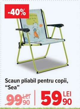 Scaun pliabil pentru copii, 'Sea'