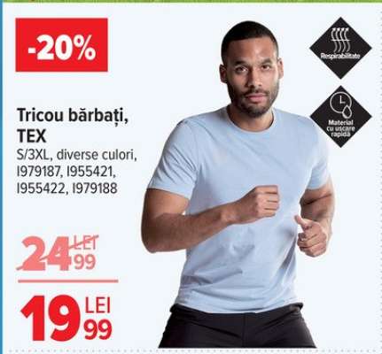 Tricou bărbați, TEX