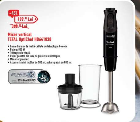 Mixer vertical TEFAL OptiChef HB641838