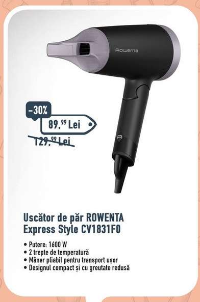 Uscător de păr ROWENTA Express Style CV1831F0