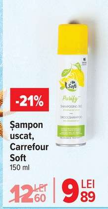 Șampon uscat, Carrefour Soft 150 ml