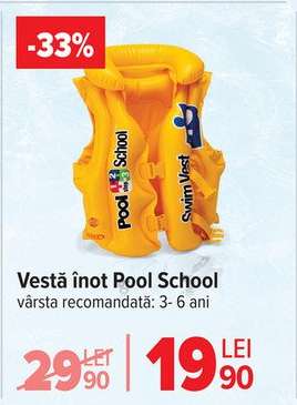 Vestă înot Pool School