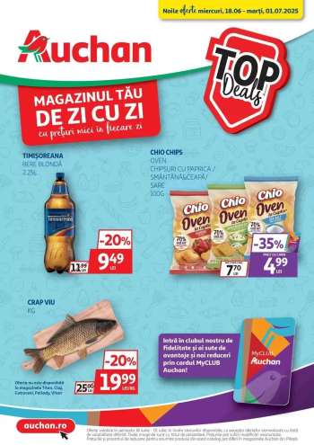 Cataloage Auchan - 18.06.2025 - 01.07.2025.