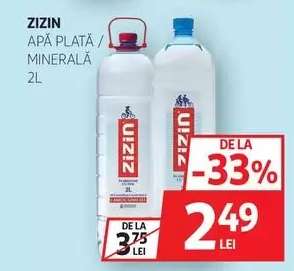 Zizin Apă Plată / Minerală 2L