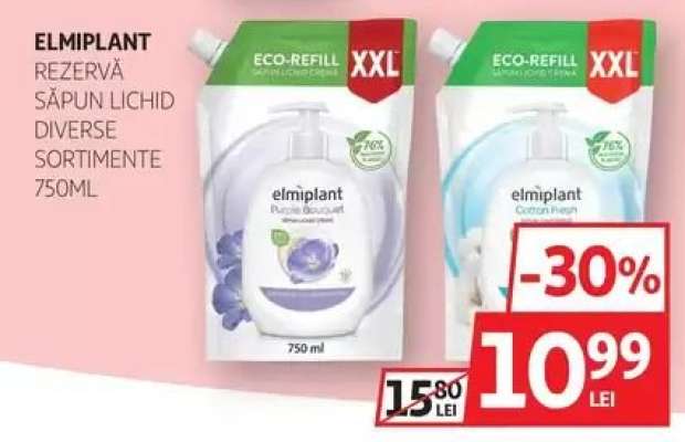 ELMIPLANT Rezervă săpun lichid