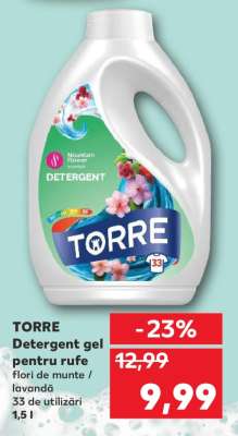 TORRE Detergent gel pentru rufe