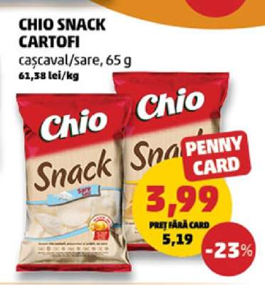 CHIO SNACK CARTOFI