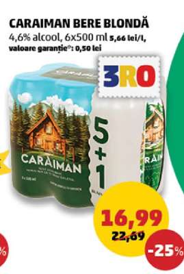 CARAIMAN Bere blondă